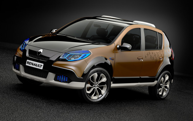 Обои картинки фото renault sandero stepway concept 2010, автомобили, renault, sandero, 2010, concept, stepway