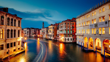 обоя города, венеция , италия, venice, grand, canal, венеция, большой, канал