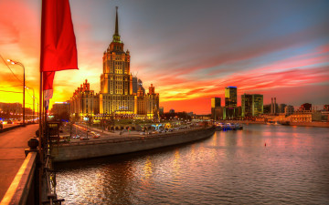 Картинка города москва+ россия город здание