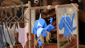 Картинка фэнтези красавицы+и+чудовища smurfs