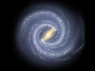 Картинка млечный путь космос галактики туманности