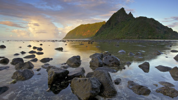 Картинка природа побережье камни скалы вода