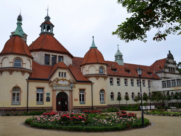 Обои картинки фото sopot, old, town, города, здания, дома, польша