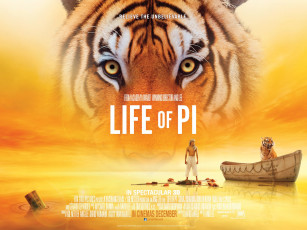 обоя кино, фильмы, life, of, pi, бенгальский, тигр