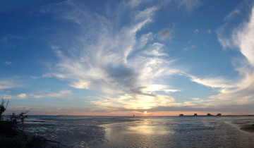 Картинка сша флорида природа побережье море облака