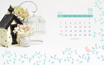 обоя календари, другое, цветы