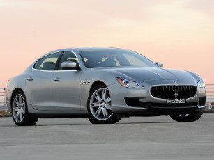 обоя автомобили, maserati, серый, 2014г, au-spec, quattroporte