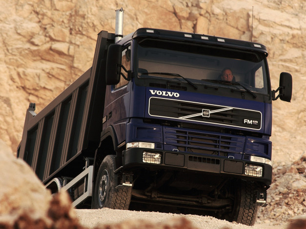 Обои картинки фото автомобили, volvo trucks, fm10, tipper, 6x6, volvo