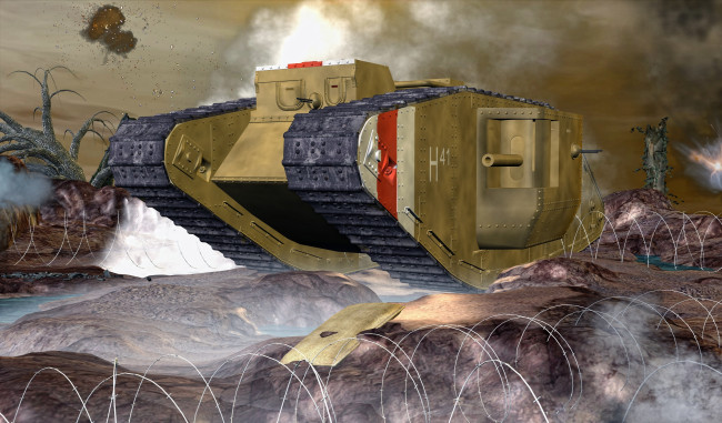 Обои картинки фото 3д графика, military, танк