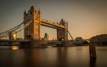 Картинка tower+bridge города лондон+ великобритания город мост