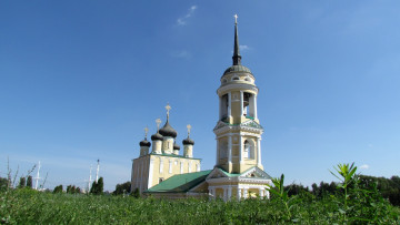 Картинка города -+православные+церкви +монастыри небо трава собор город воронеж