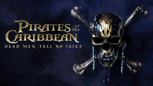 Обои картинки фото кино фильмы, pirates of the caribbean,  dead men tell no tales, череп, надпись