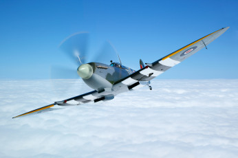 Картинка авиация боевые+самолёты spitfire