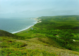 Картинка сахалин природа побережье россия море берег