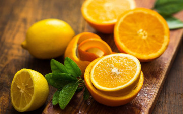 обоя еда, цитрусы, апельсины, лимоны