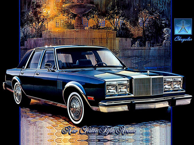 Обои картинки фото 1983, chrysler, new, yorker, fifth, avenue, автомобили