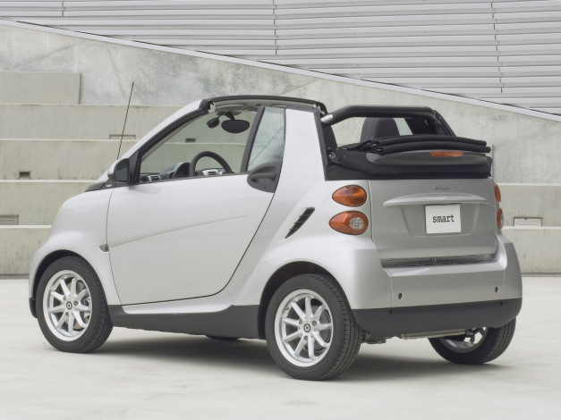 Обои картинки фото 2008, smart, fortwo, passion, cabrio, автомобили