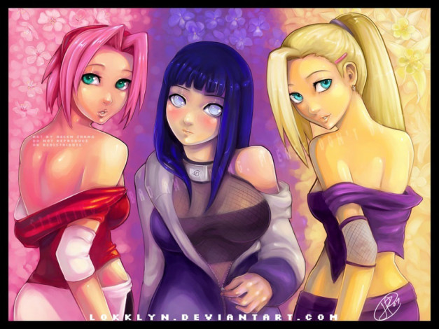 Обои картинки фото kunoichi, аниме, naruto