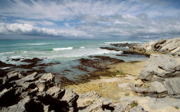 Картинка природа побережье море берег камни