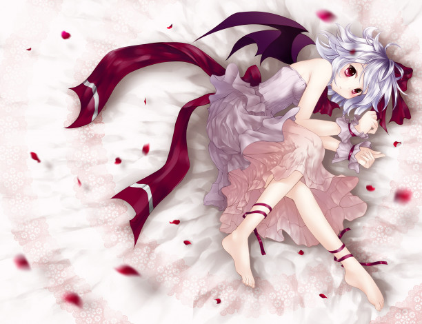 Обои картинки фото remilia, scarlet, аниме, touhou