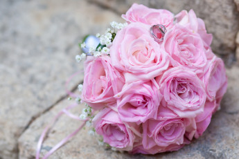 Картинка цветы букеты +композиции розовые розы букет