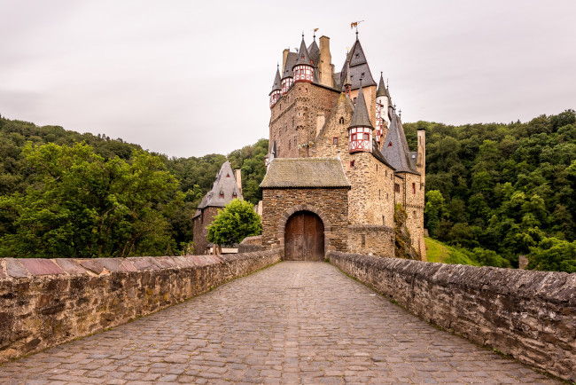 Обои картинки фото burg eltz, города, замки германии, замок