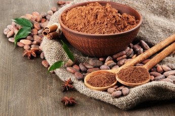 Картинка еда орехи +каштаны +какао-бобы какао