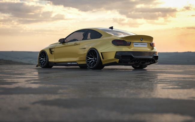 Обои картинки фото автомобили, виртуальный тюнинг, bmw, m4, performance, germany, monster