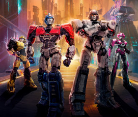 обоя transformers one ,  2024 , мультфильмы, transformers one, трансформеры, начало, 5k, orion, pax, optimus, prime, b127, bumblebee, elita, one, d16, megatron