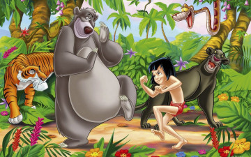 обоя мультфильмы, the, jungle, book