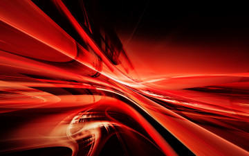 Картинка 3д графика abstract абстракции линии красный абстракция узор