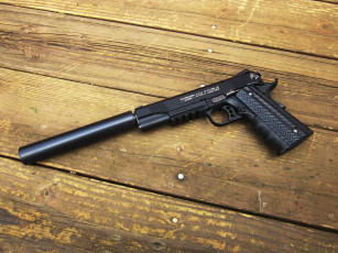 Картинка оружие пистолеты глушителемглушители доски colt rail gun пистолет глушитель