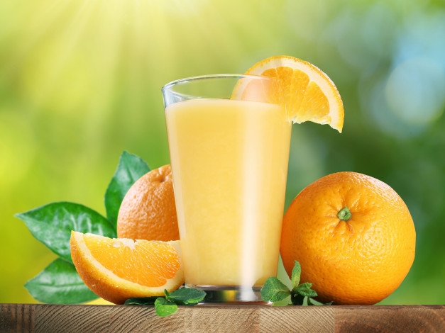 Обои картинки фото еда, напитки,  сок, апельсины, сок, апельсиновый, стакан