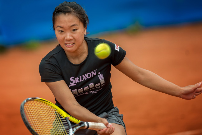 Обои картинки фото kurumi nara, спорт, теннис, ракетка, девушка, корт