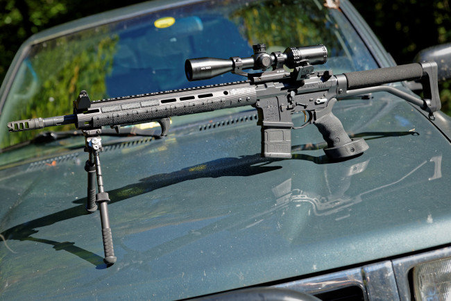 Обои картинки фото оружие, снайперская винтовка, оптика, карабин, штурмовая, винтовка