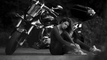 обоя мотоциклы, мото с девушкой, disha, shemetova