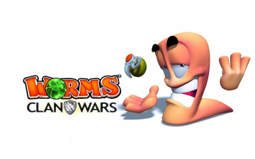 обоя видео игры, worms 3d, червяк, граната