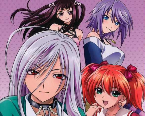 Обои картинки фото rosario, vampire, capu, аниме