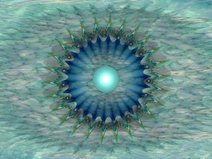Картинка 3д графика fractal фракталы цвета узор абстракция