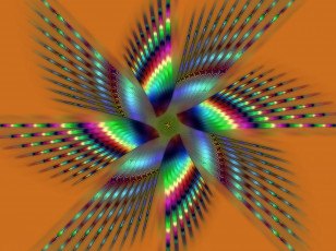 Картинка 3д графика fractal фракталы абстракция цвета узор