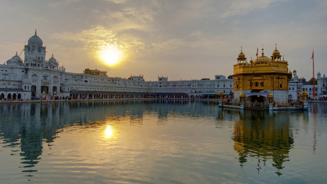 Обои картинки фото golden, temple, harmandir, sahib, города, буддистские, другие, храмы, india, amritsar