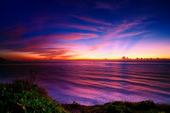 Картинка природа восходы закаты закат багровое небо