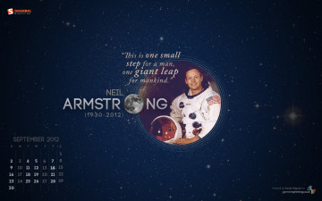 Картинка календари знаменитости космонават луна астронавт нейл армстронг