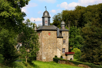 Картинка германия мариенхайде замок gimborn города дворцы замки крепости парк