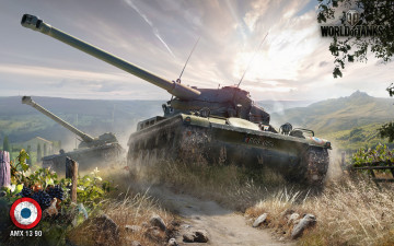 Картинка world of tanks видео игры мир танков amx 13 90
