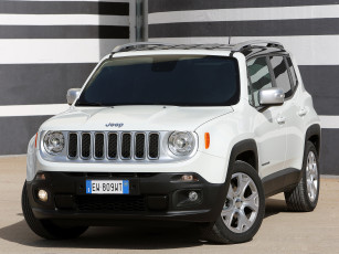 Картинка автомобили jeep renegade светлый 2014г eu-spec limited