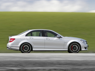 Картинка автомобили mercedes-benz светлый w204 au-spec amg c 63