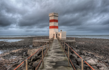 Картинка gardskagi+lighthouse природа маяки галька горизонт пляж маяк