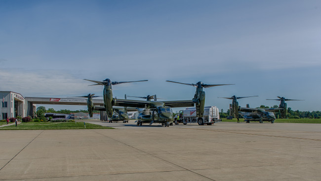Обои картинки фото bell boeing mv-22 osprey, авиация, другое, конвертоплан