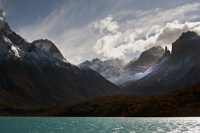 Обои картинки фото природа, реки, озера, национальный, парк, торрес-дель-пайне, Чили